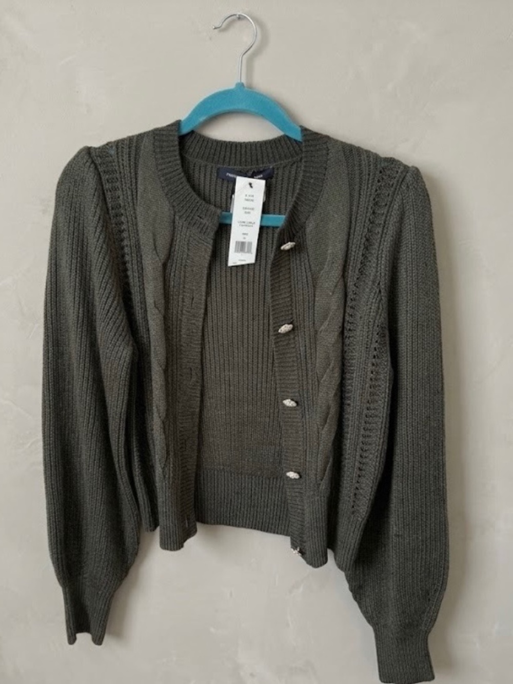 French Connection Lissie Cable Cardigan